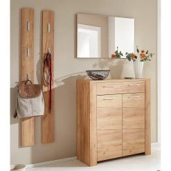 Germania Ensemble d’entrée Castera II (4 élém.) - Imitation chêne de Navarre / Argenté