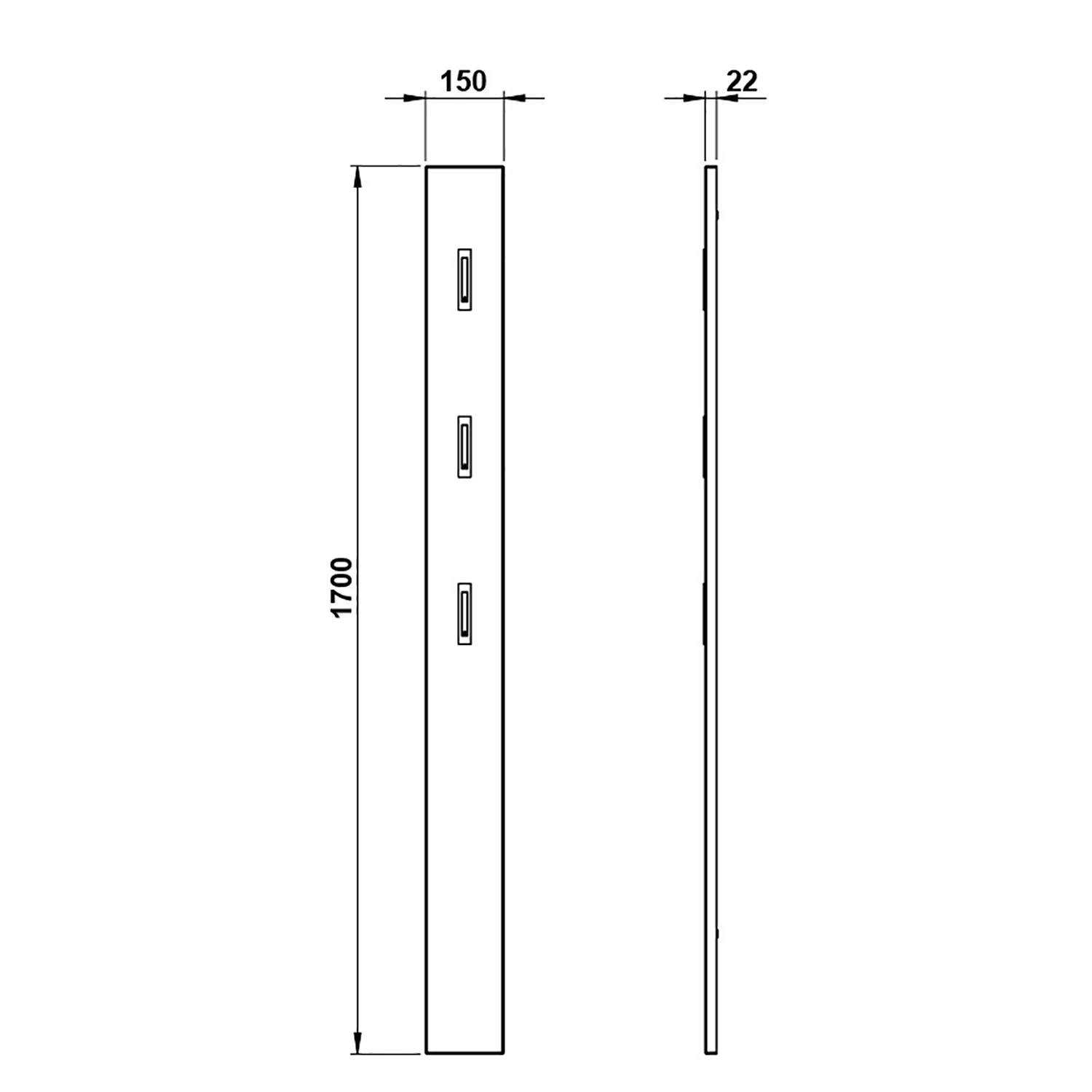 Germania Ensemble d’entrée Castera II (4 élém.) - Imitation chêne de Navarre / Argenté – Image 13