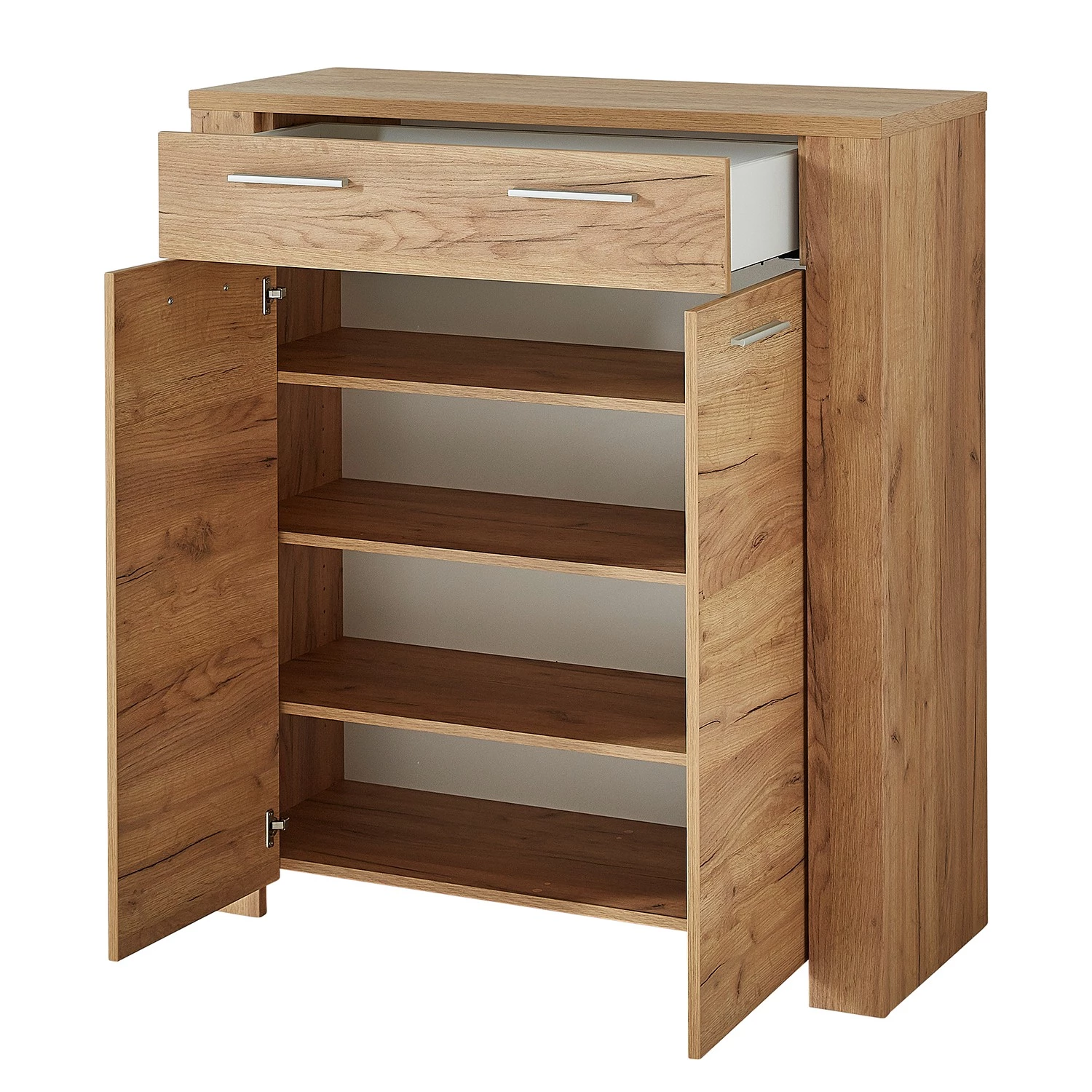 Germania Ensemble d’entrée Castera II (4 élém.) - Imitation chêne de Navarre / Argenté – Image 7