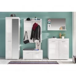 Trendteam Ensemble d’entrée Amanda IV (5 élém.) - Blanc brillant