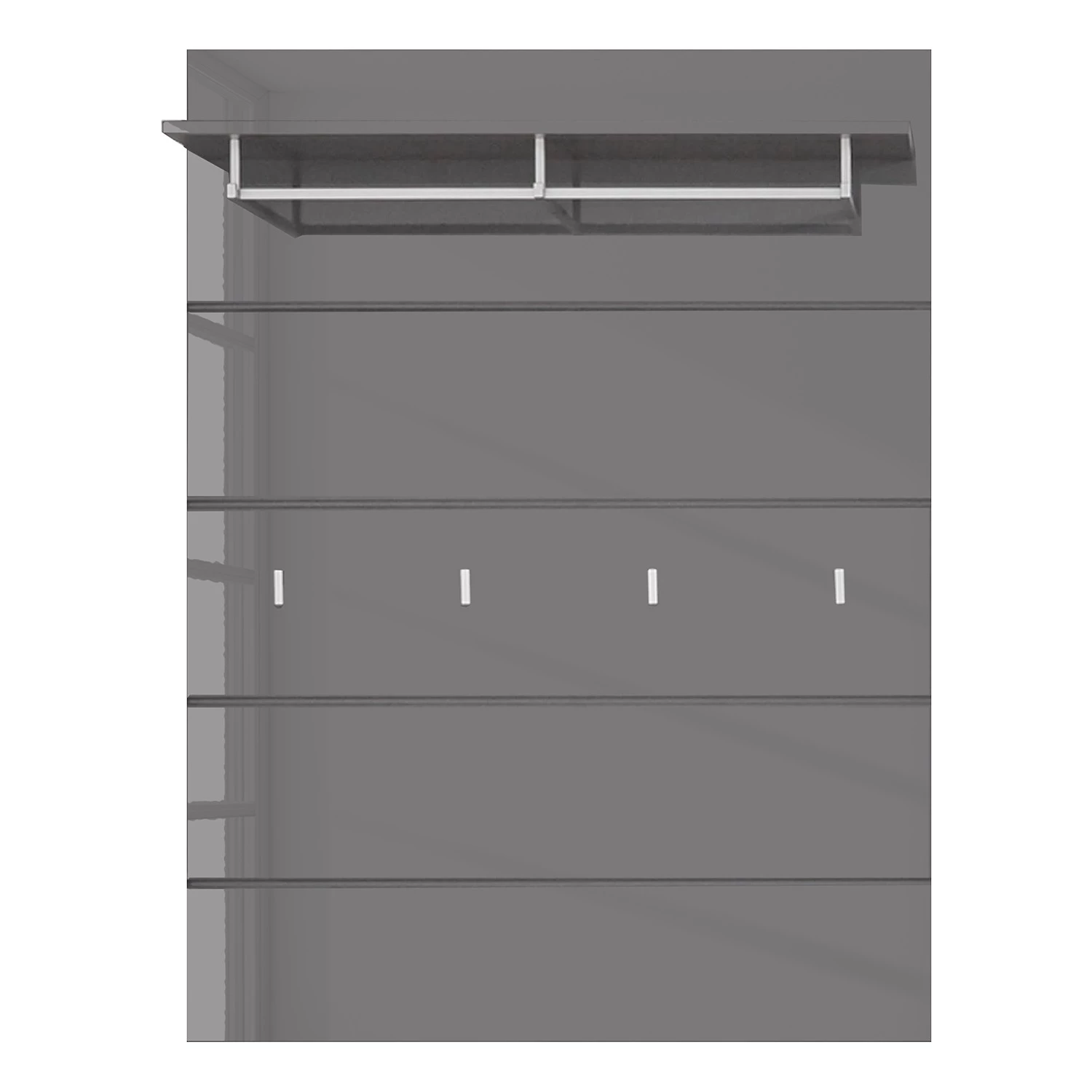 Trendteam Ensemble d’entrée Amanda V (3 élém.) - Gris brillant – Image 7