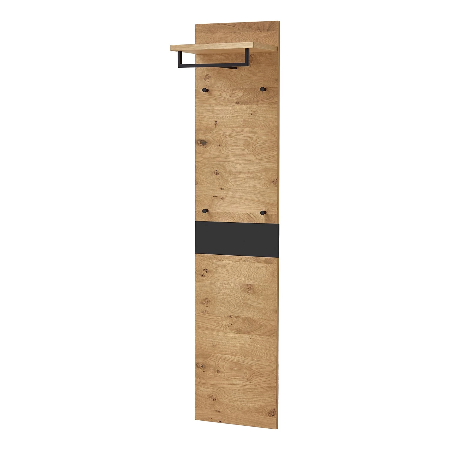 Voss Ensemble d’entrée Levio IV (3 éléments) - Placage en bois véritable - Chêne - Noir – Image 2