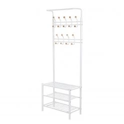 Loftscape Porte-manteaux Westgate - Métal - Blanc