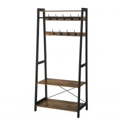 Red Living Porte-manteaux Jovy I - Métal - Marron / Noir