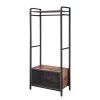 Red Living Porte-manteaux Tuxford - Noir / Marron