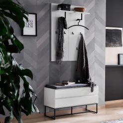 Fredriks Ensemble d’entrée Zaddy III (3 élém.) - Blanc mat / Noir