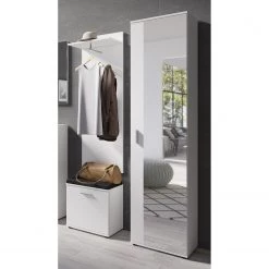 Loftscape Porte-manteau compact Chippewa - Blanc / Noir