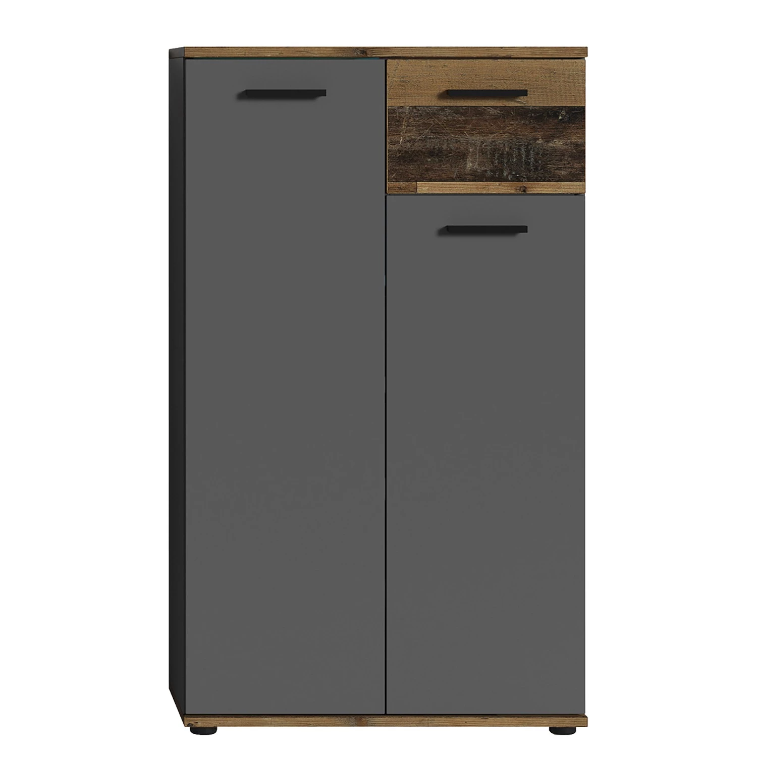 Loftscape Ensemble d’entrée Chippewa I (5 élém.) - Gris foncé / Imitation bois ancien – Image 2