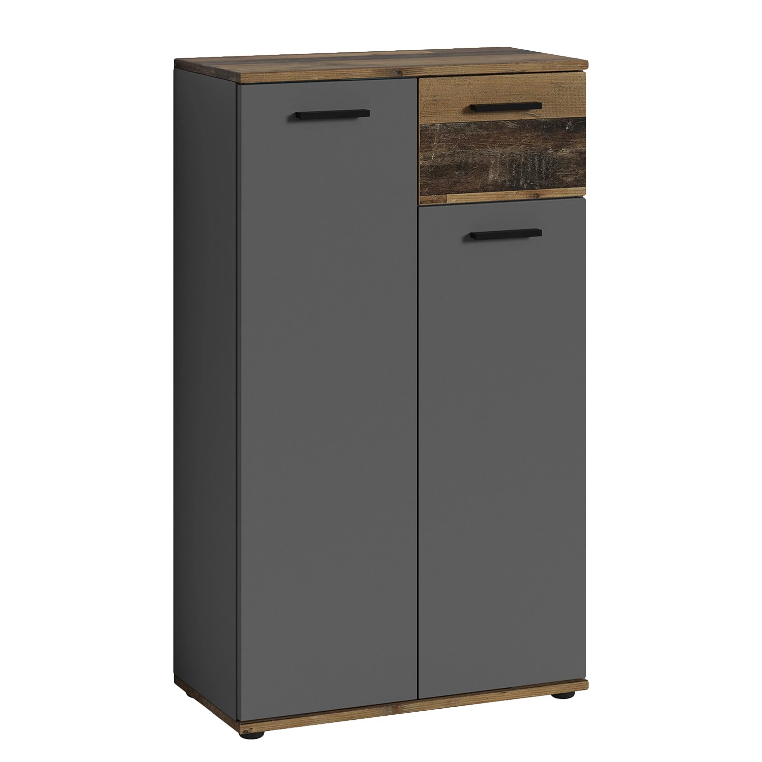 Loftscape Ensemble d’entrée Chippewa I (5 élém.) - Gris foncé / Imitation bois ancien – Image 3