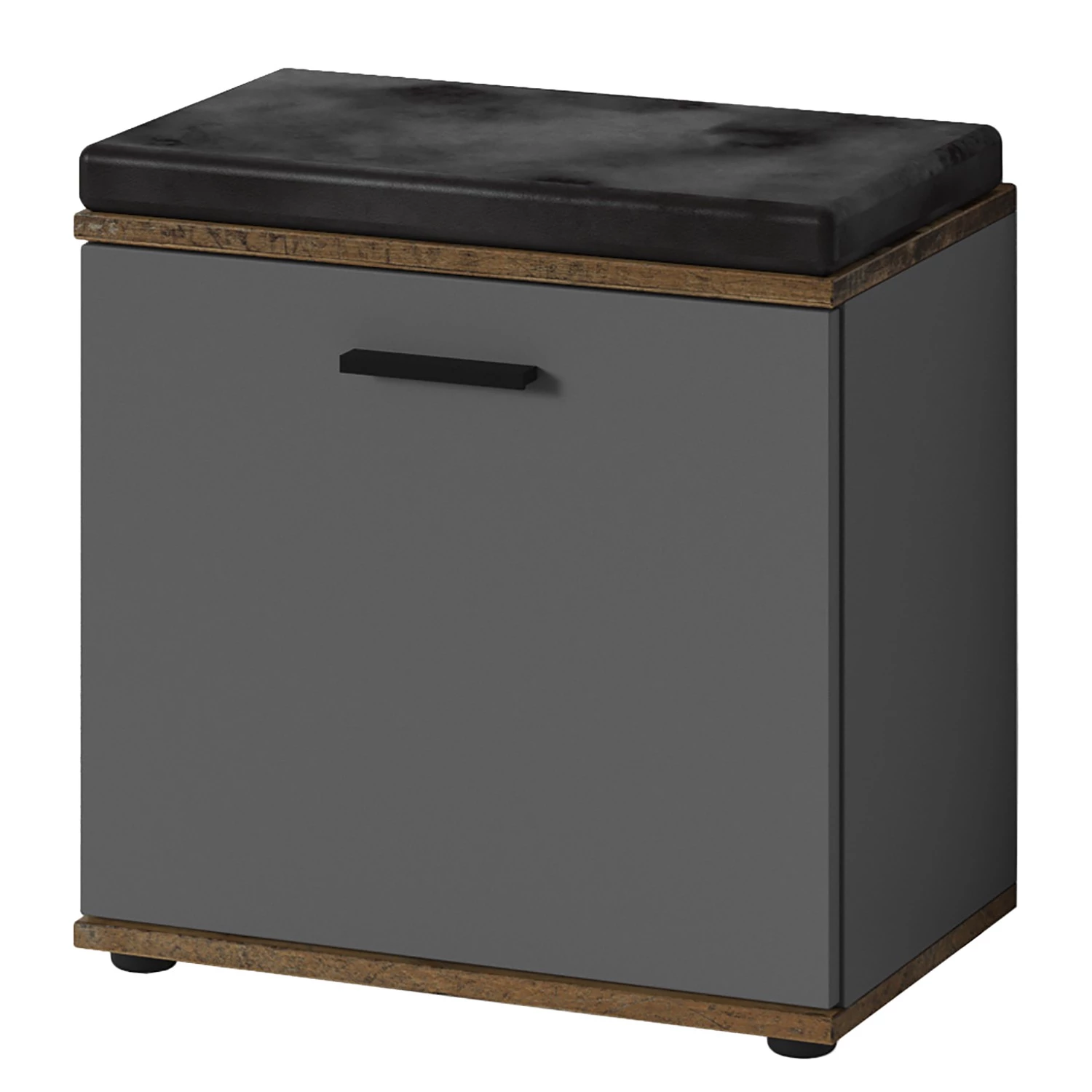 Loftscape Ensemble d’entrée Chippewa I (5 élém.) - Gris foncé / Imitation bois ancien – Image 5