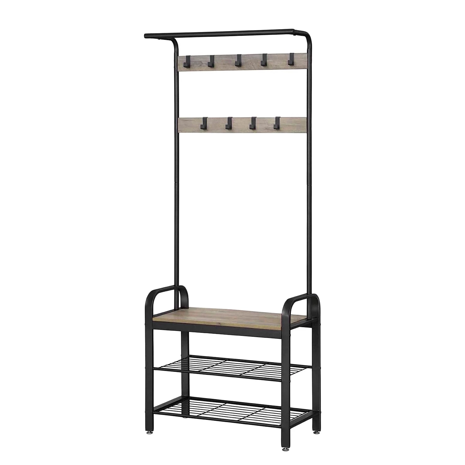 Loftscape Ensemble d’entrée compact Westerly - Métal - Noir / Marron