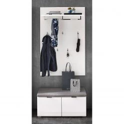 Loftscape Ensemble d’entrée Gila III (2 éléments) - Verre - Blanc / Gris