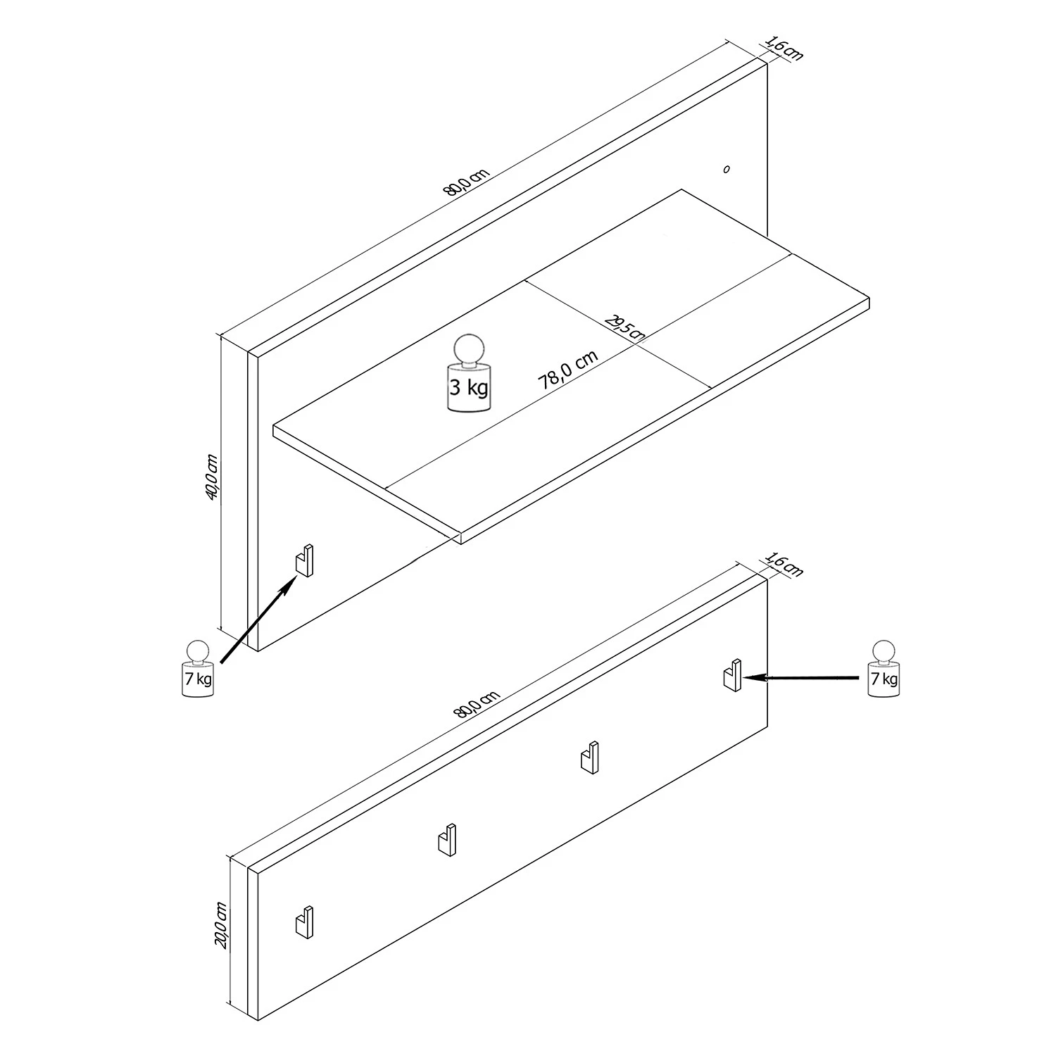 Loftscape Ensemble d’entrée Liffre II (4 élém.) – Image 7