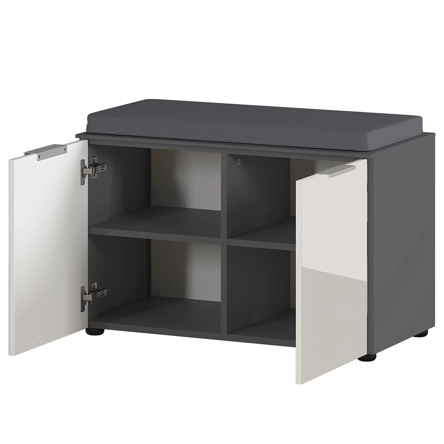 Germania Ensemble d’entrée Rimini III (5 élém.) - Verre - Blanc / Graphite – Image 6