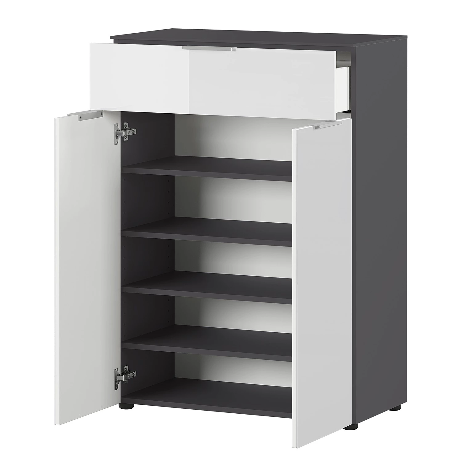 Germania Ensemble d’entrée Rimini III (5 élém.) - Verre - Blanc / Graphite – Image 7