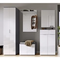 Germania Ensemble d’entrée Rimini III (5 élém.) - Verre - Blanc / Graphite