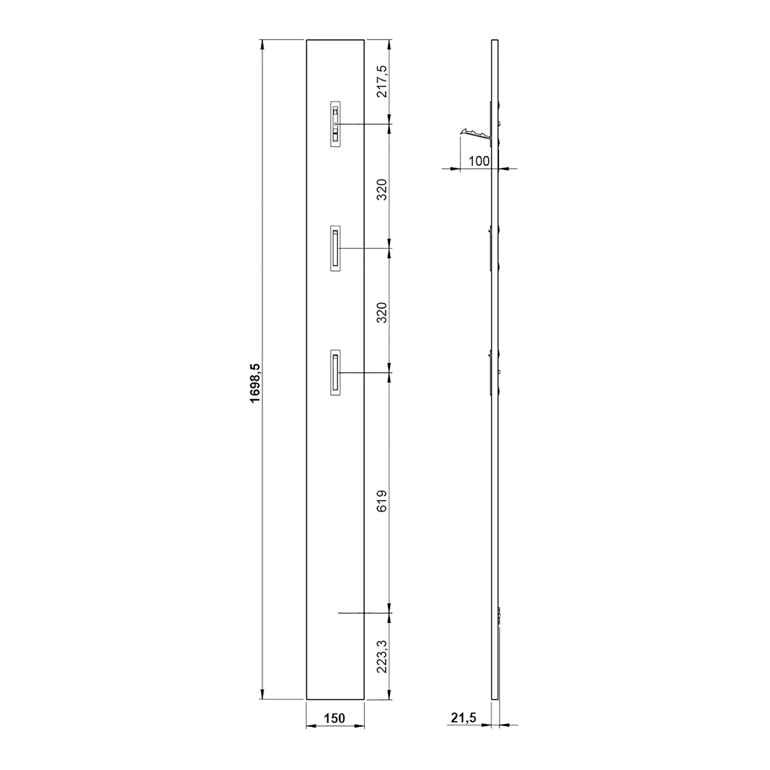 Germania Ensemble d’entrée Utah II (4 éléments) - Cachemire – Image 11
