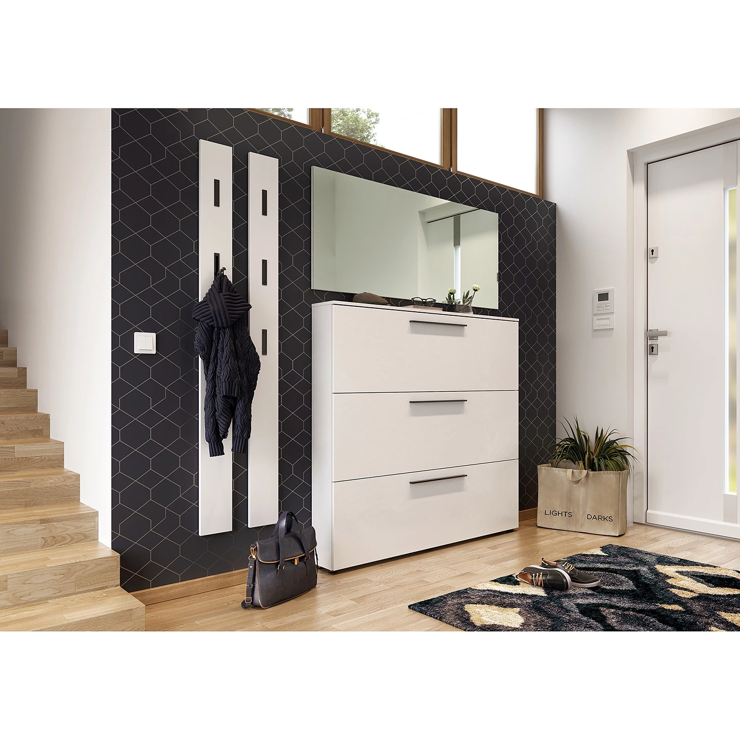 Germania Ensemble d’entrée Utah IV (4 éléments) - Blanc – Image 2