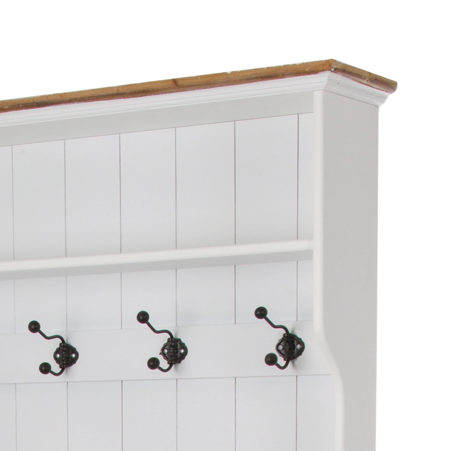 Ridgevalley Ensemble d’entrée compact Pulau - Sapin massif - Blanc / Marron – Image 5