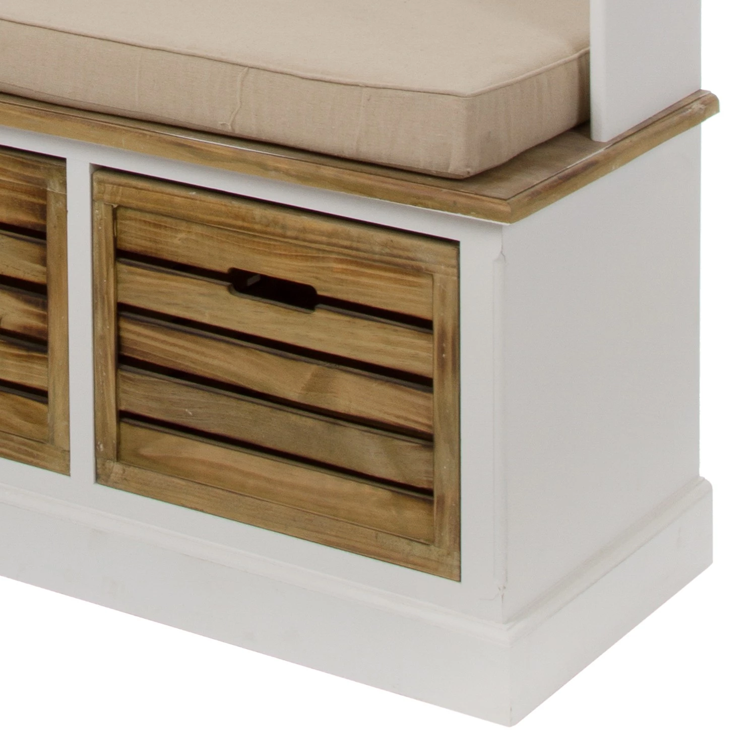 Ridgevalley Ensemble d’entrée compact Pulau - Sapin massif - Blanc / Marron – Image 10