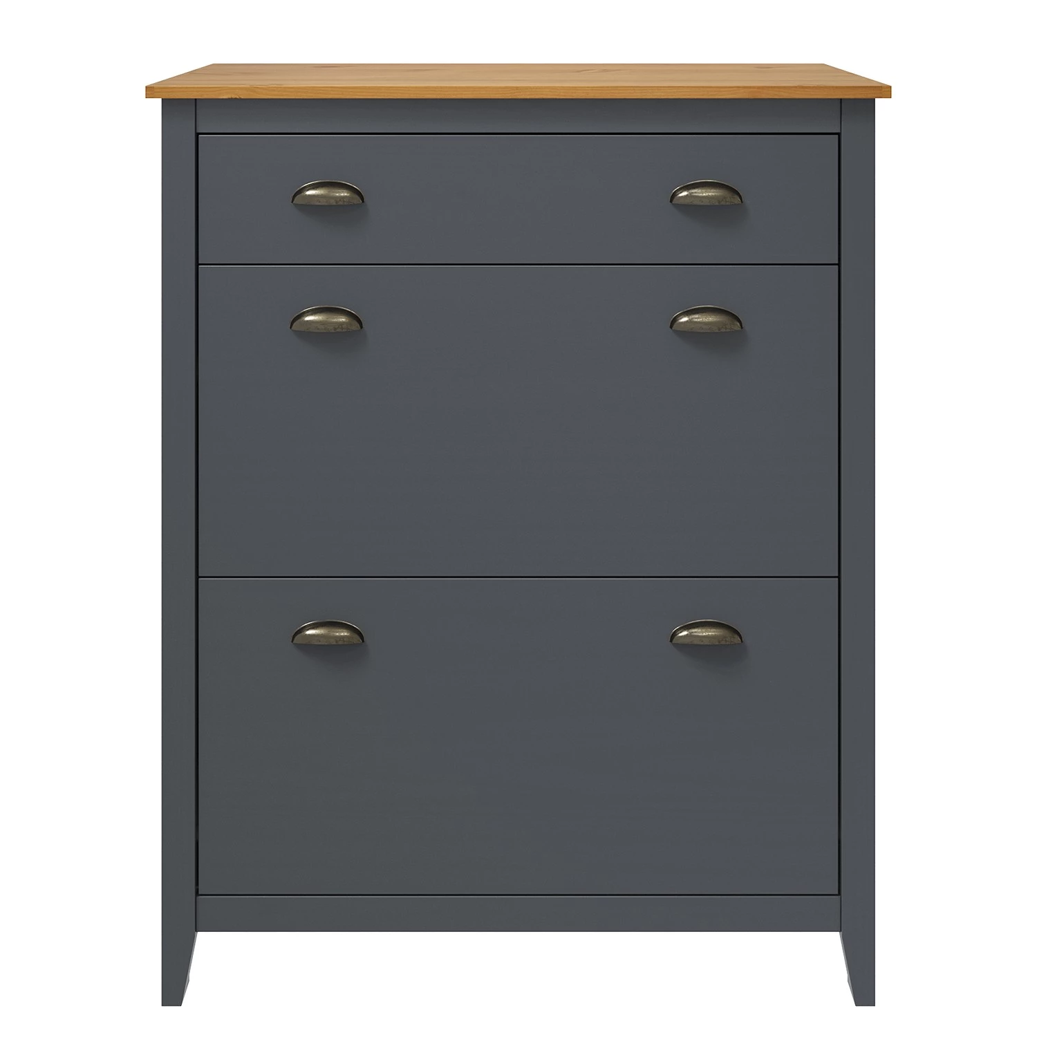 Maison Belfort Ensemble d’entrée Rivery I (2 éléments) - Pin massif - Anthracite – Image 10