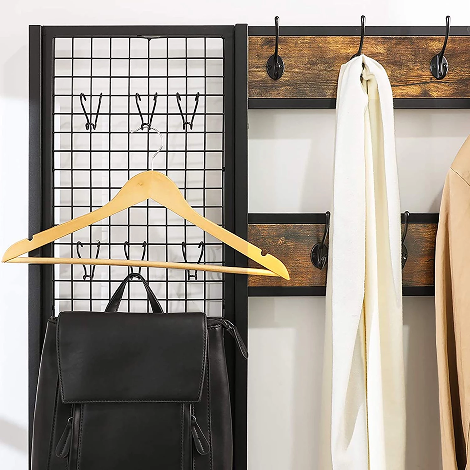 Red Living Ensemble d’entrée compact Welford II - Métal - Noir / Marron – Image 4