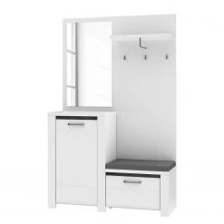 Loftscape Ensemble d’entrée compact Boneo - Blanc / Gris
