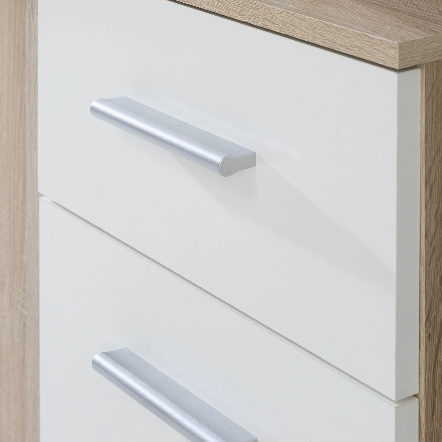 Loftscape Porte-manteau compact Lomas - Blanc / Imitation chĂȘne Sonoma â Image 8