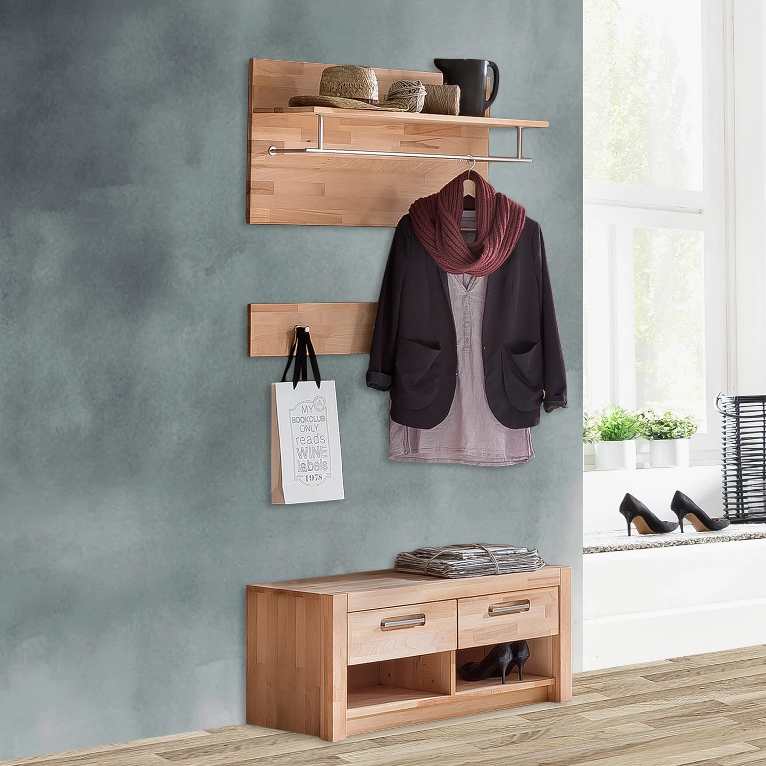 Ars Natura Ensemble d’entrée Majona II (3 éléments) - Duramen de hêtre