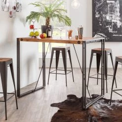 Ars manufacti Ensemble Brave (5 éléments) - Acacia massif / Métal - Acacia / Anthracite