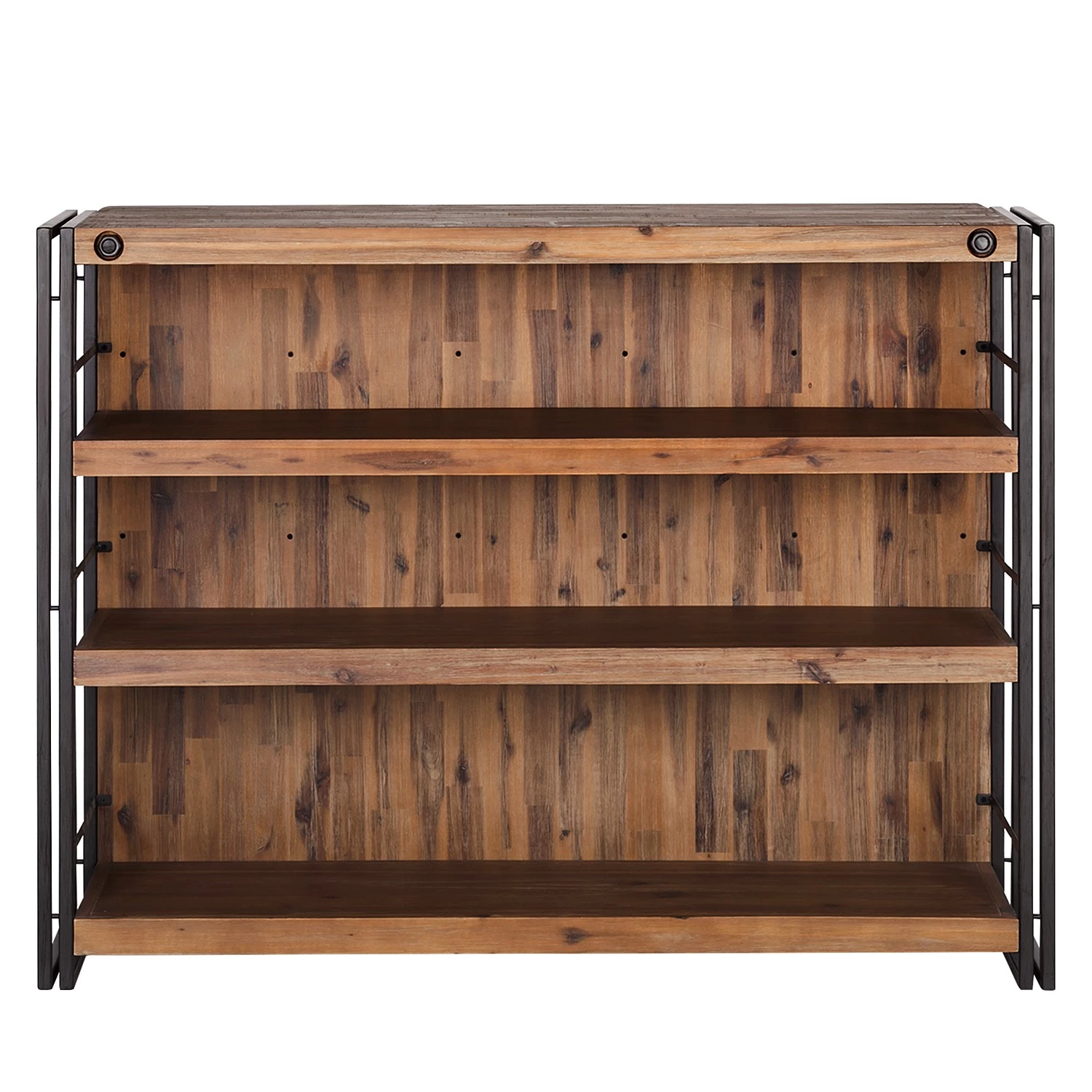 Ars manufacti Ensemble Capana (5 éléments) - Acacia massif / Métal - Acacia / Anthracite – Image 3