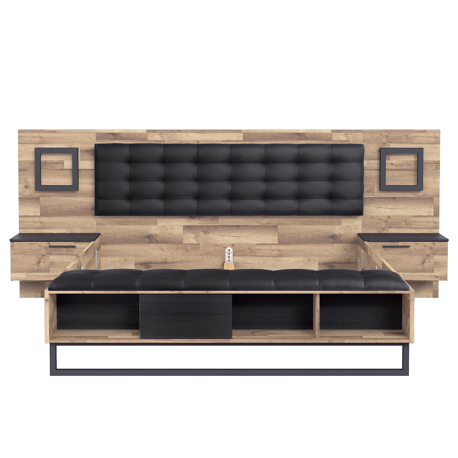 Loftscape Lit et chevets Morten (3 éléments) – Image 6