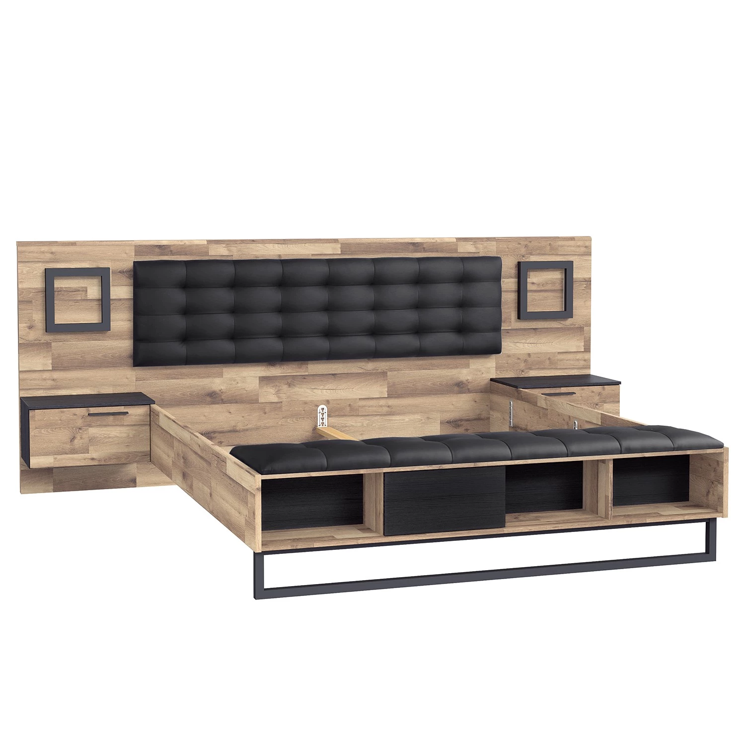 Loftscape Lit et chevets Morten (3 éléments) – Image 5