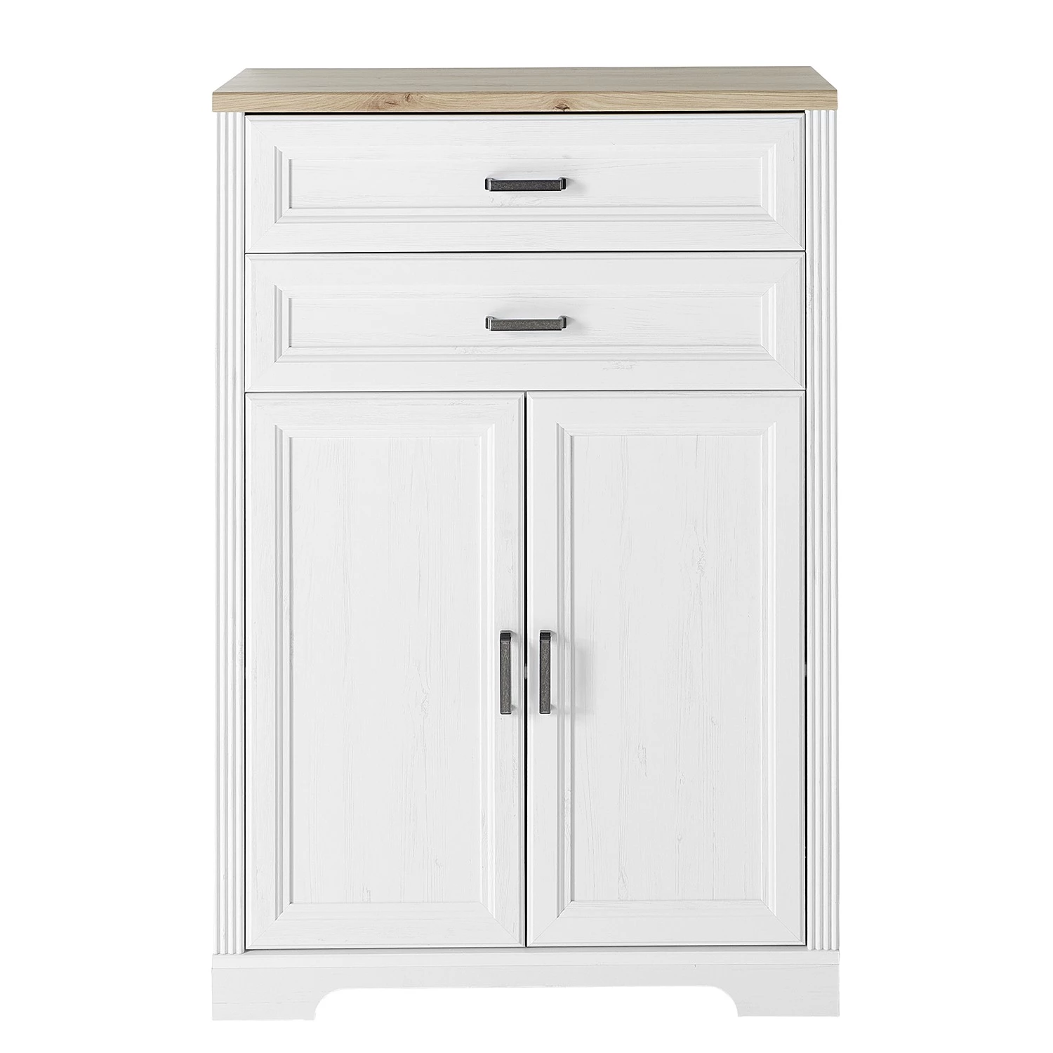 Ridgevalley Ensemble mural Jasmund II (3 éléments) - Imitation pin blanc / Imitation chêne artisan – Image 5