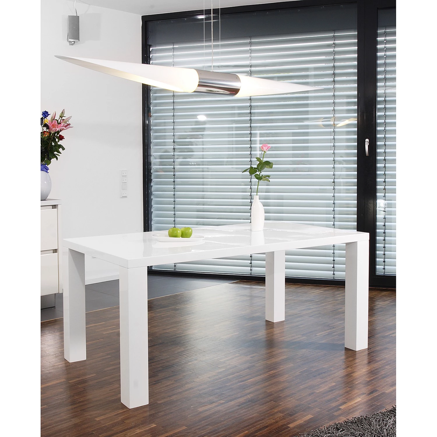 Loftscape Salle à manger Eadwine I (5 éléments) - Bleu marine - Largeur : 160 cm – Image 4