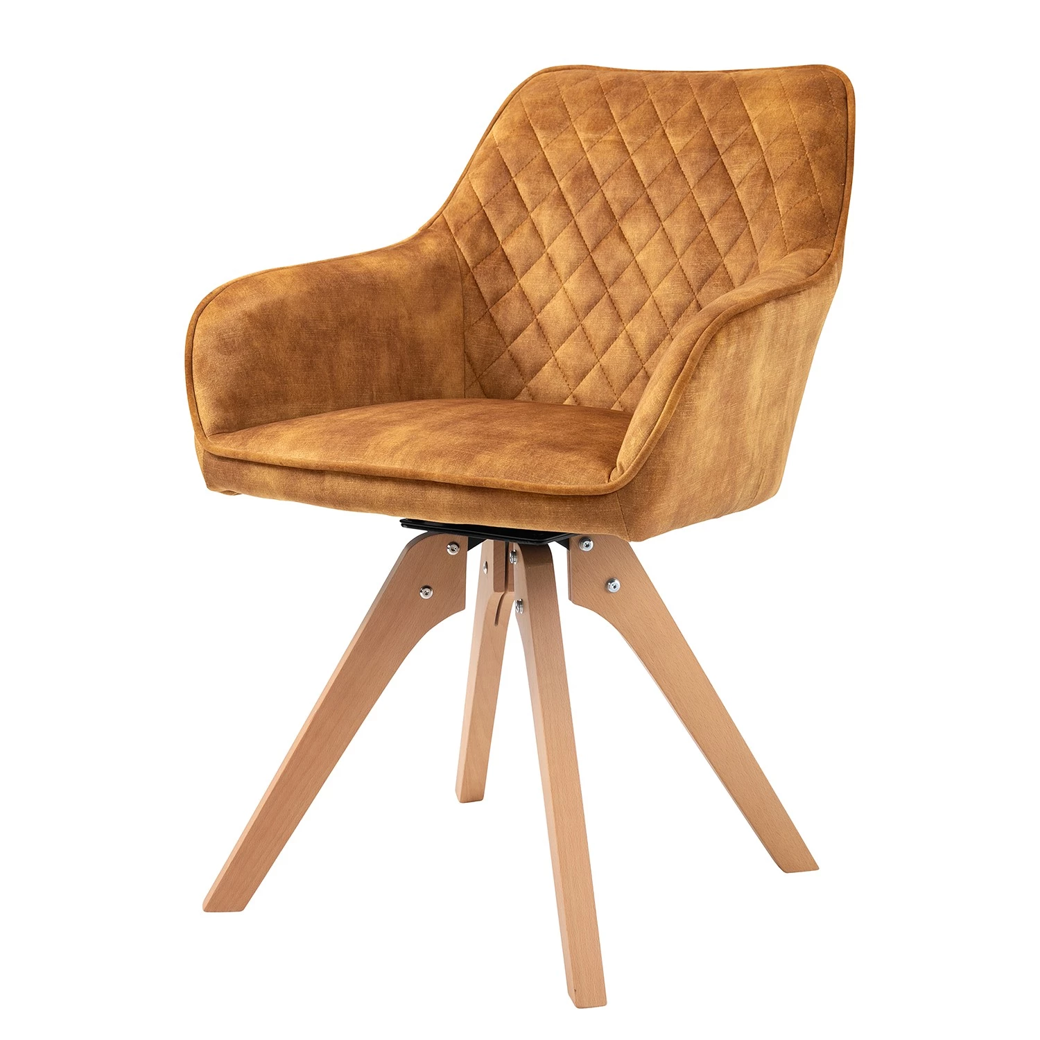 Loftscape Salle à manger Champlost II (5 éléments) - Marron doré - Largeur : 160 cm – Image 6