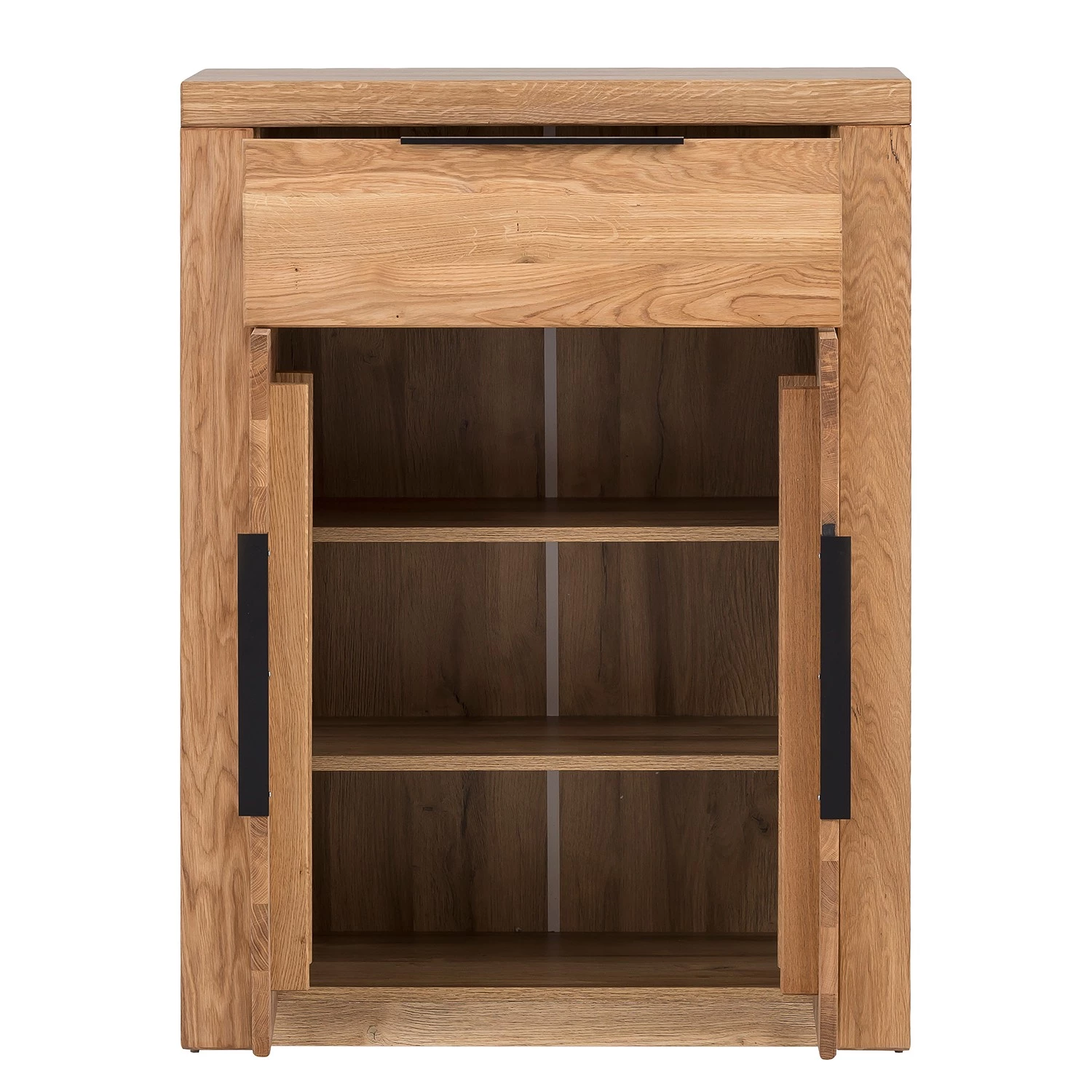 Naturoo Ensemble d’entrée Gräben III (5 élém.) - Partiellement en chêne massif - Chêne / Imitation chêne – Image 6