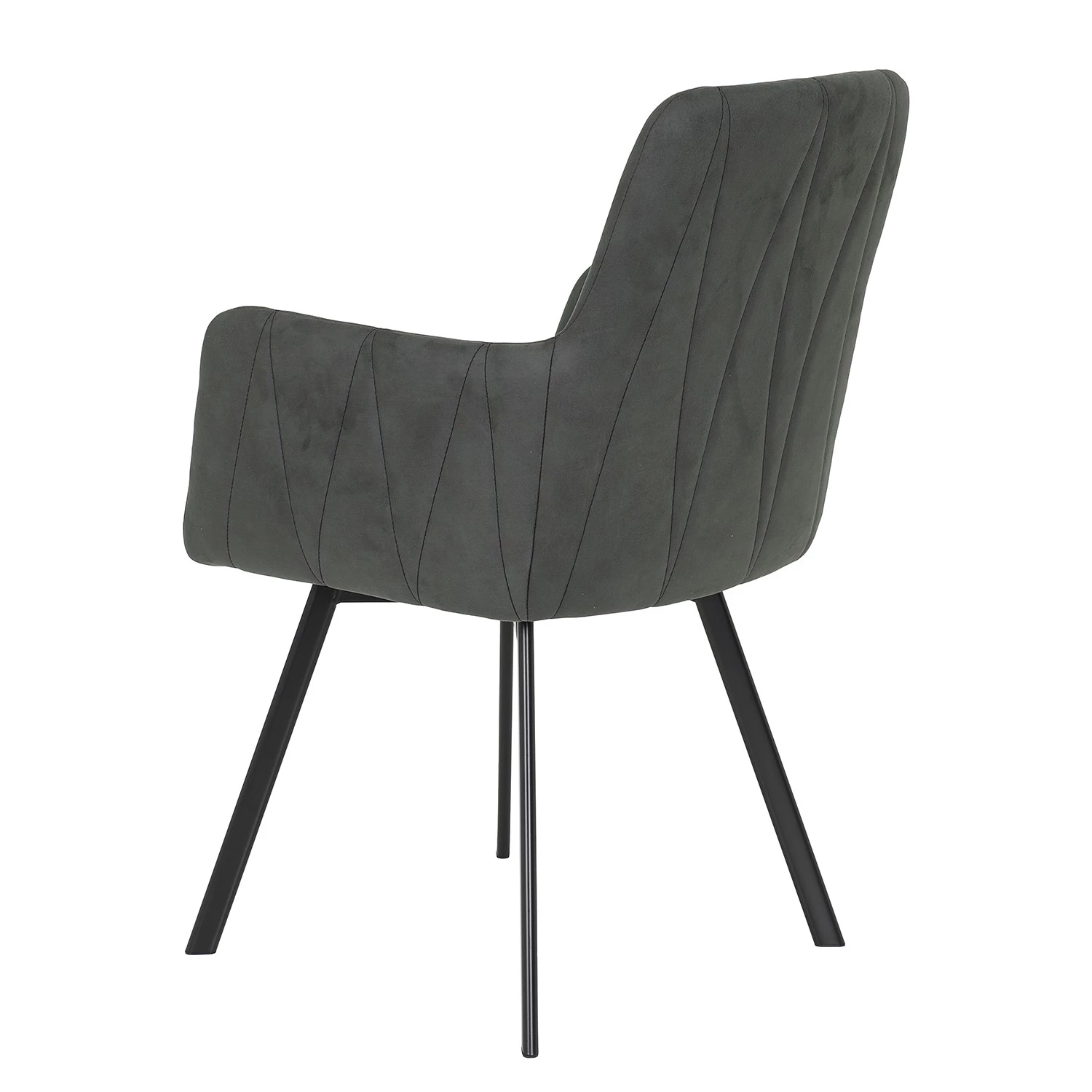 Loftscape Salle à manger Vagos (5 éléments) - (Extensible) Anthracite / Imitation chêne artisan – Image 10