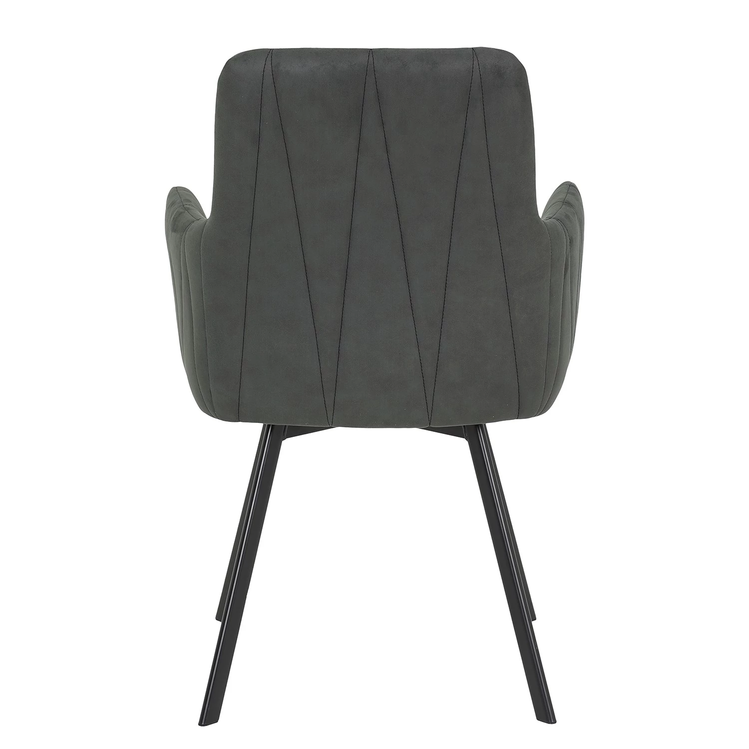 Loftscape Salle à manger Vagos (5 éléments) - (Extensible) Anthracite / Imitation chêne artisan – Image 11