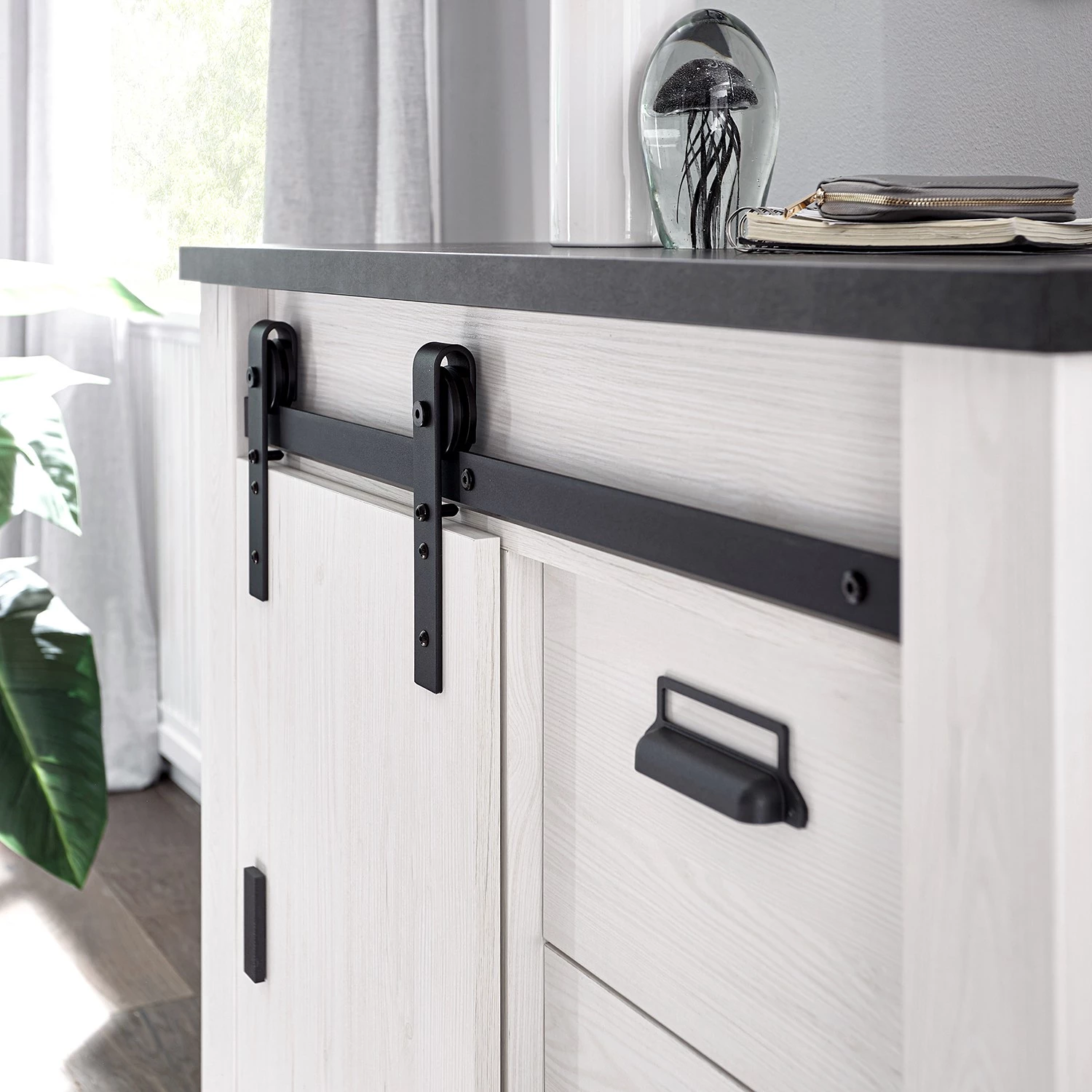 Ridgevalley Ensemble d’entrée Shutter III (3 élém.) - Imitation pin blanc – Image 6