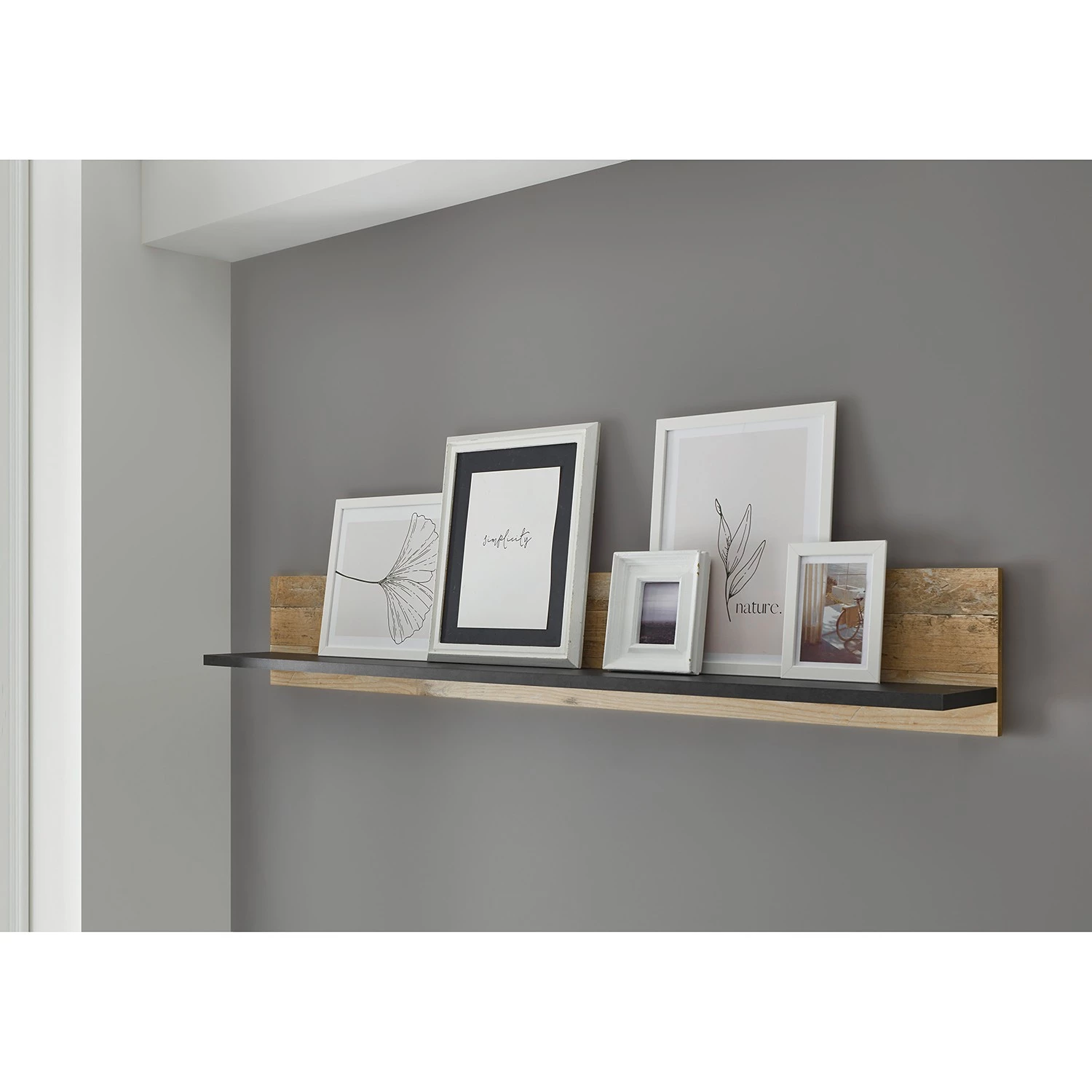 Ridgevalley Ensemble de bureau Shutter IV (3 élém.) - Imitation chêne – Image 5