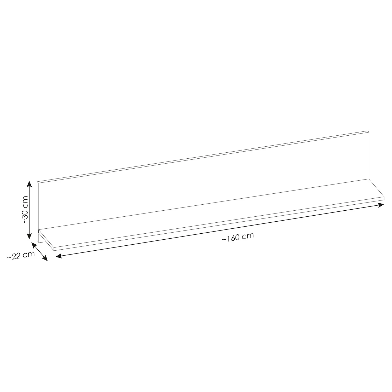 Ridgevalley Ensemble de bureau Shutter IV (3 élém.) - Imitation chêne – Image 17