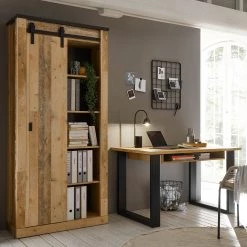 Ridgevalley Ensemble de bureau Shutter III (2 Ă©lĂ©m.) - Imitation chĂȘne