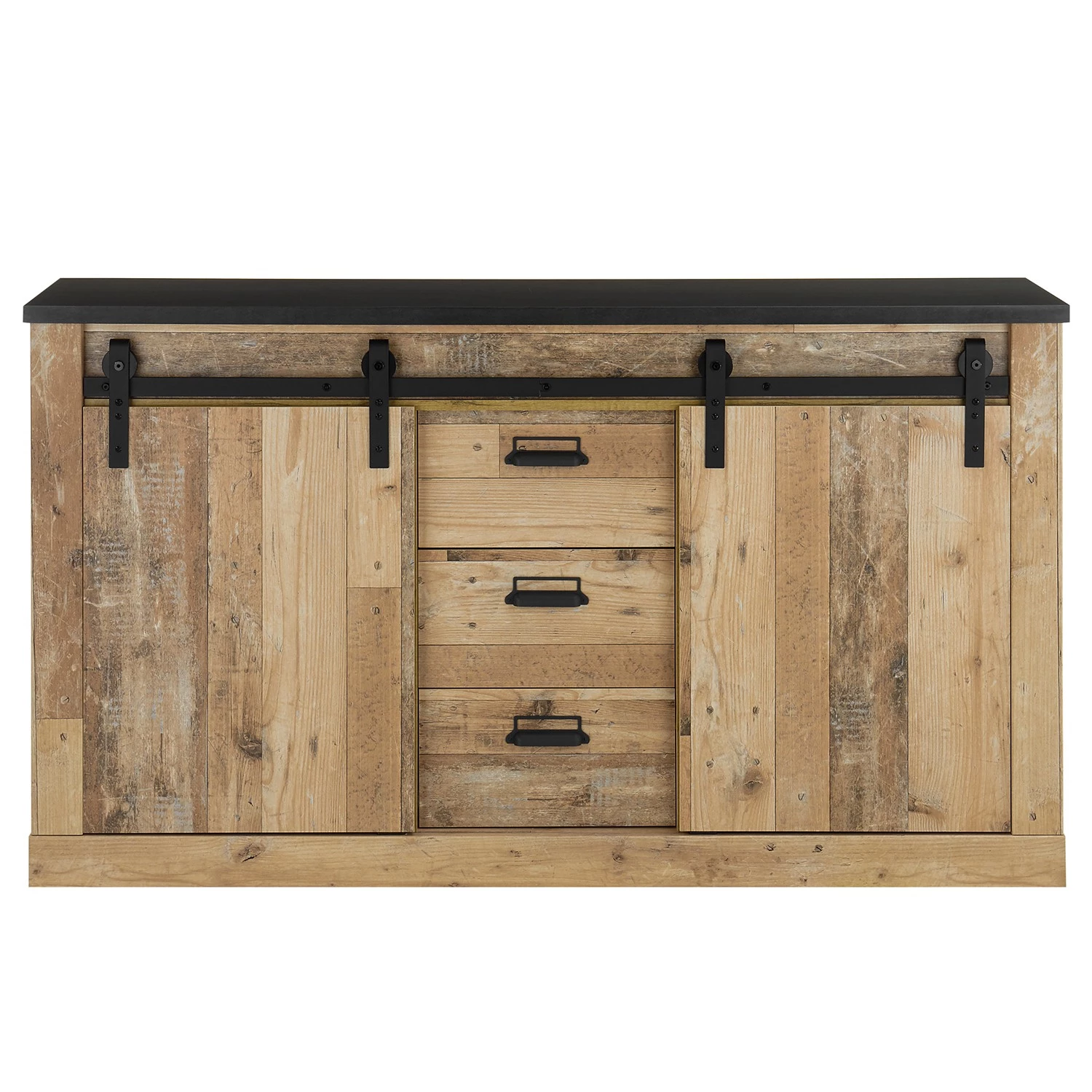 Ridgevalley Ensemble de bureau Shutter V (4 élém.) - Imitation chêne – Image 8