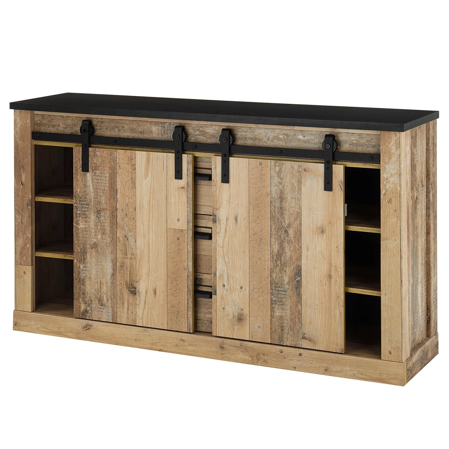 Ridgevalley Ensemble de bureau Shutter V (4 élém.) - Imitation chêne – Image 9