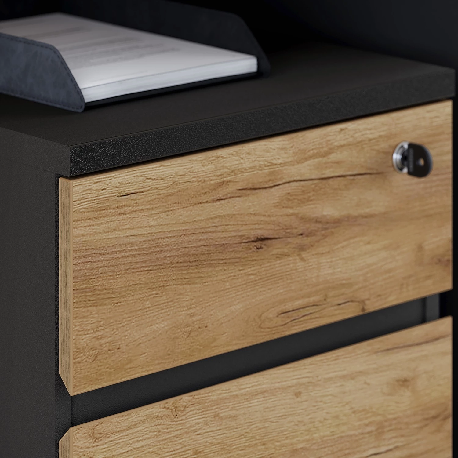 Germania Ensemble bureau GW-Lisbonne IX (2 élém.) - Largeur : 180 cm – Image 8