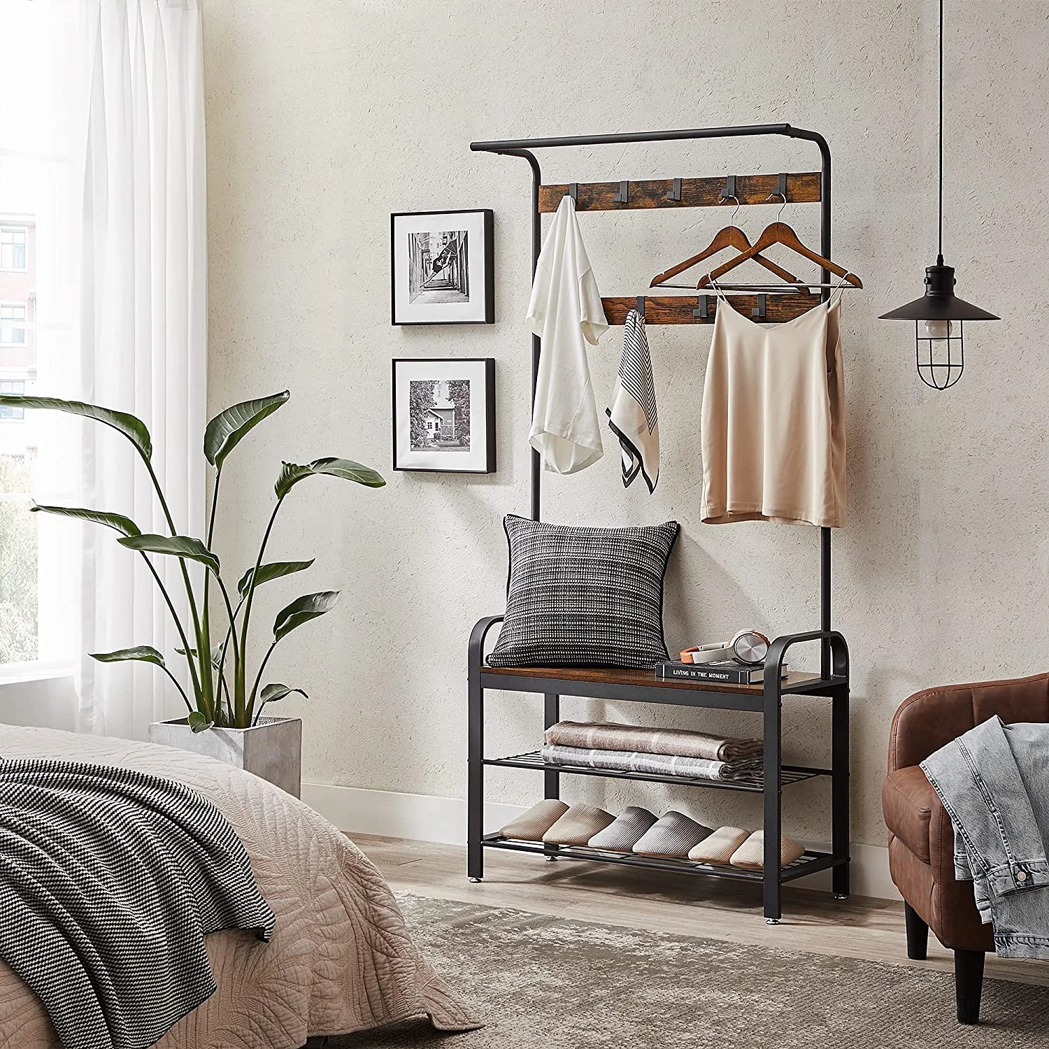 Red Living Ensemble d’entrée compact Westerly II - Marron / Noir – Image 4