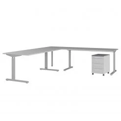 Germania Bureau GW-Profi 2.0 (2 éléments) - Gris lumineux