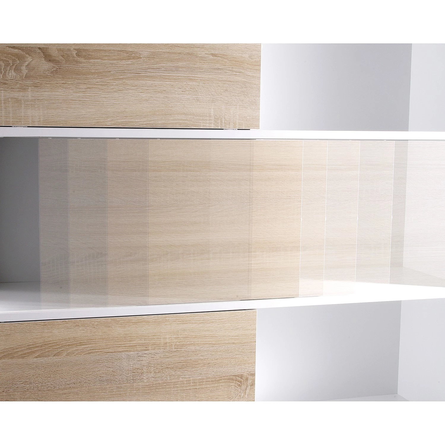 Germania Bureau Mingle II (2 éléments) - Blanc / Imitation chêne de Sonoma – Image 8