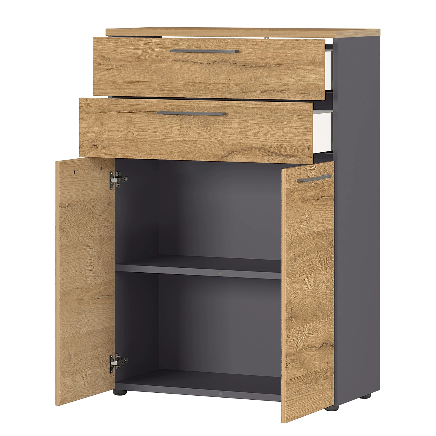 Germania Bureau GW-Agenda (5 éléments) - Imitation chêne Grandson / Graphite – Image 3